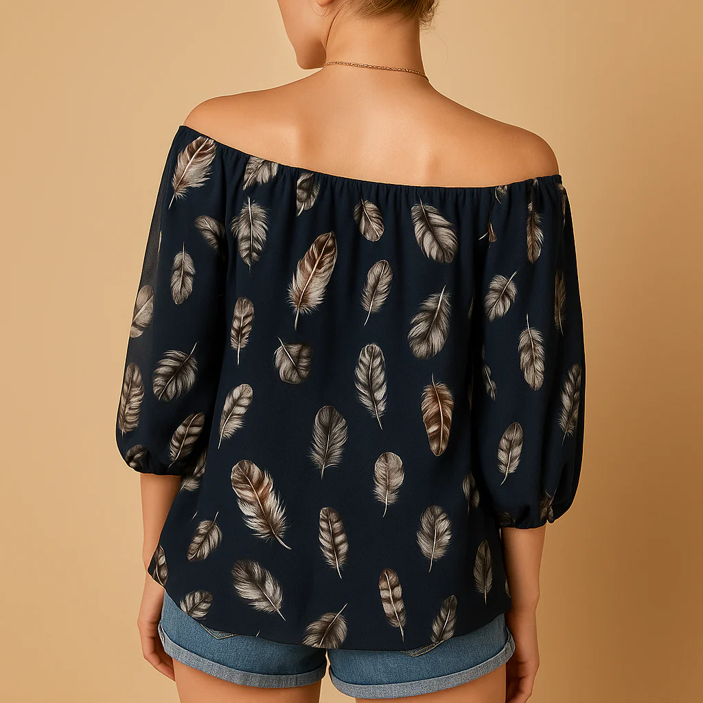 Blouse Été Legère à Fleurs pour Femme