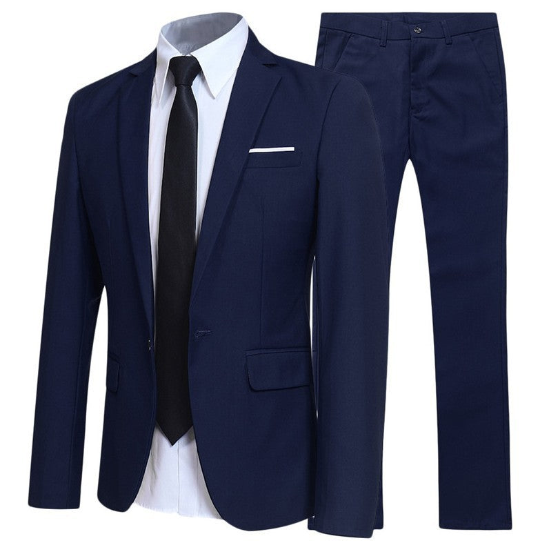 Costume Homme Élégant Noir avec Cravate et Pantalon - LuxeStyle