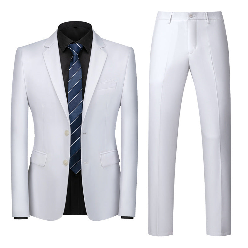 Costume Homme Élégant Noir avec Cravate et Pantalon