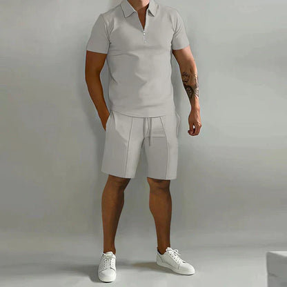 Costume de sport homme navy zip rapide