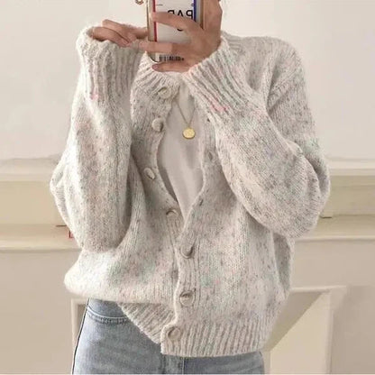 Cardigan Douillet en Laine pour Femme Hiver