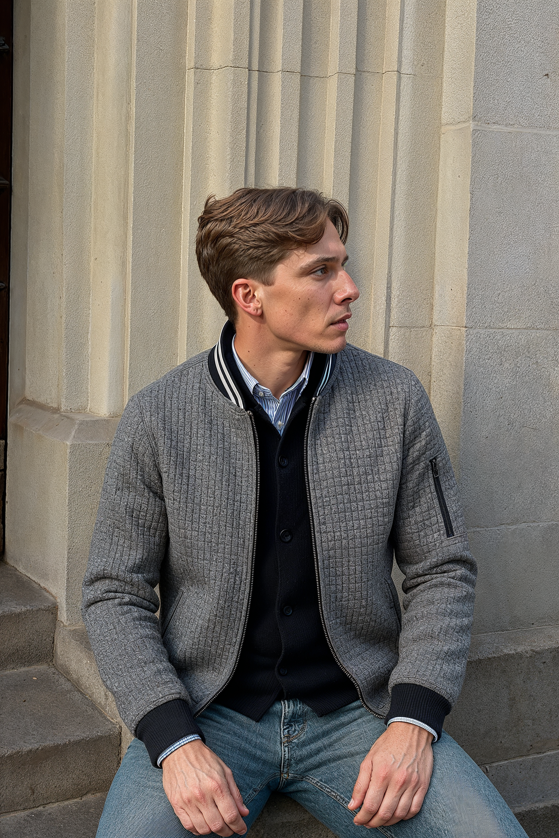 Manteau Casual Élégant pour Homme au Quotidien - LuxeStyle