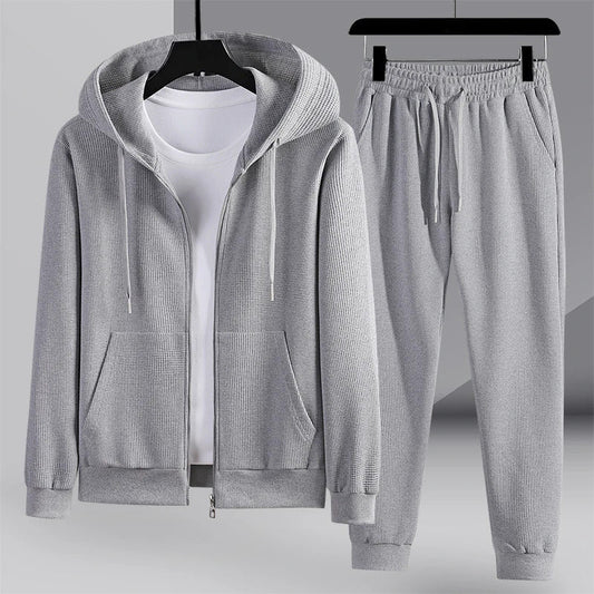 Survêtement sportif gris homme complet - LuxeStyle