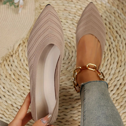 Ballerines colorées pour femmes à motifs géométriques