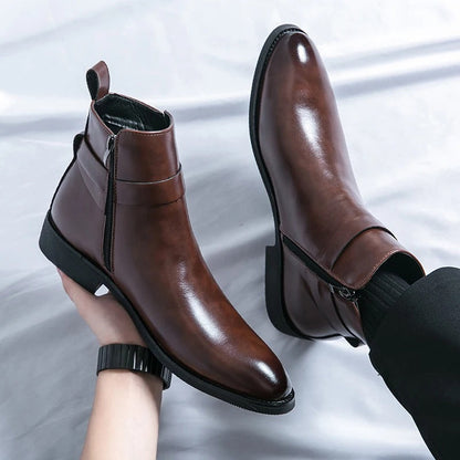 Bottes homme en cuir confortables et stylées
