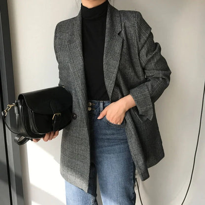 Manteau Femme Mi-Long Col en Fausse Fourrure pour Printemps