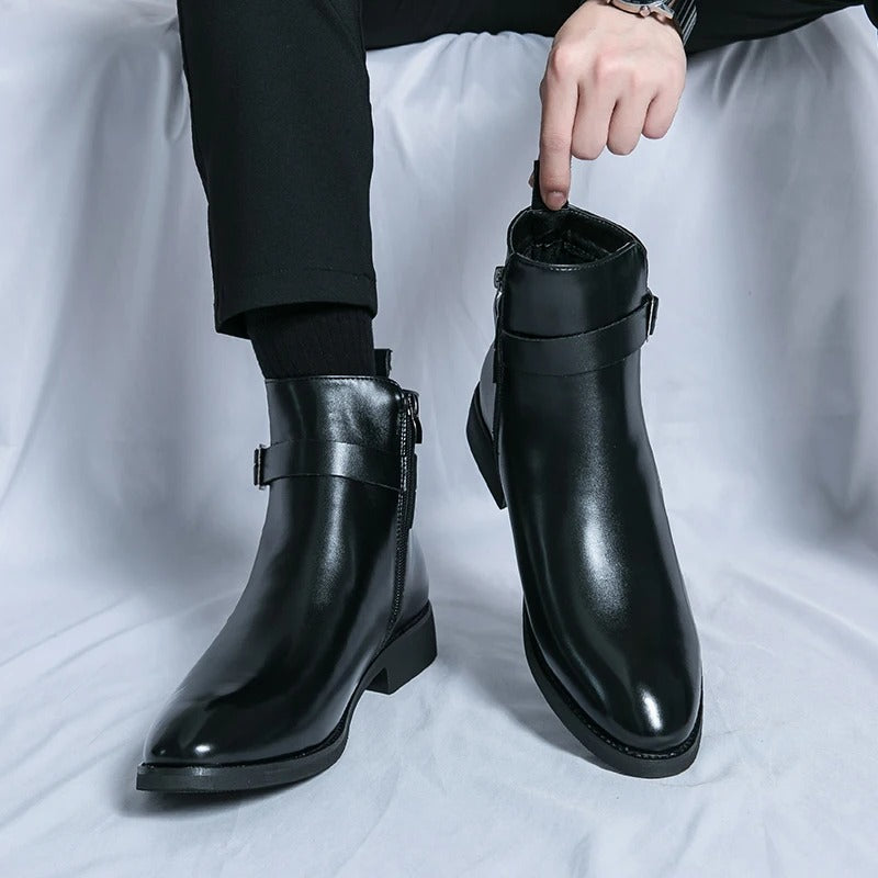 Bottes homme en cuir confortables et stylées