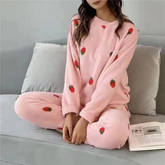 Pyjama Femme Confort Hiver Manches Longues - LuxeStyle