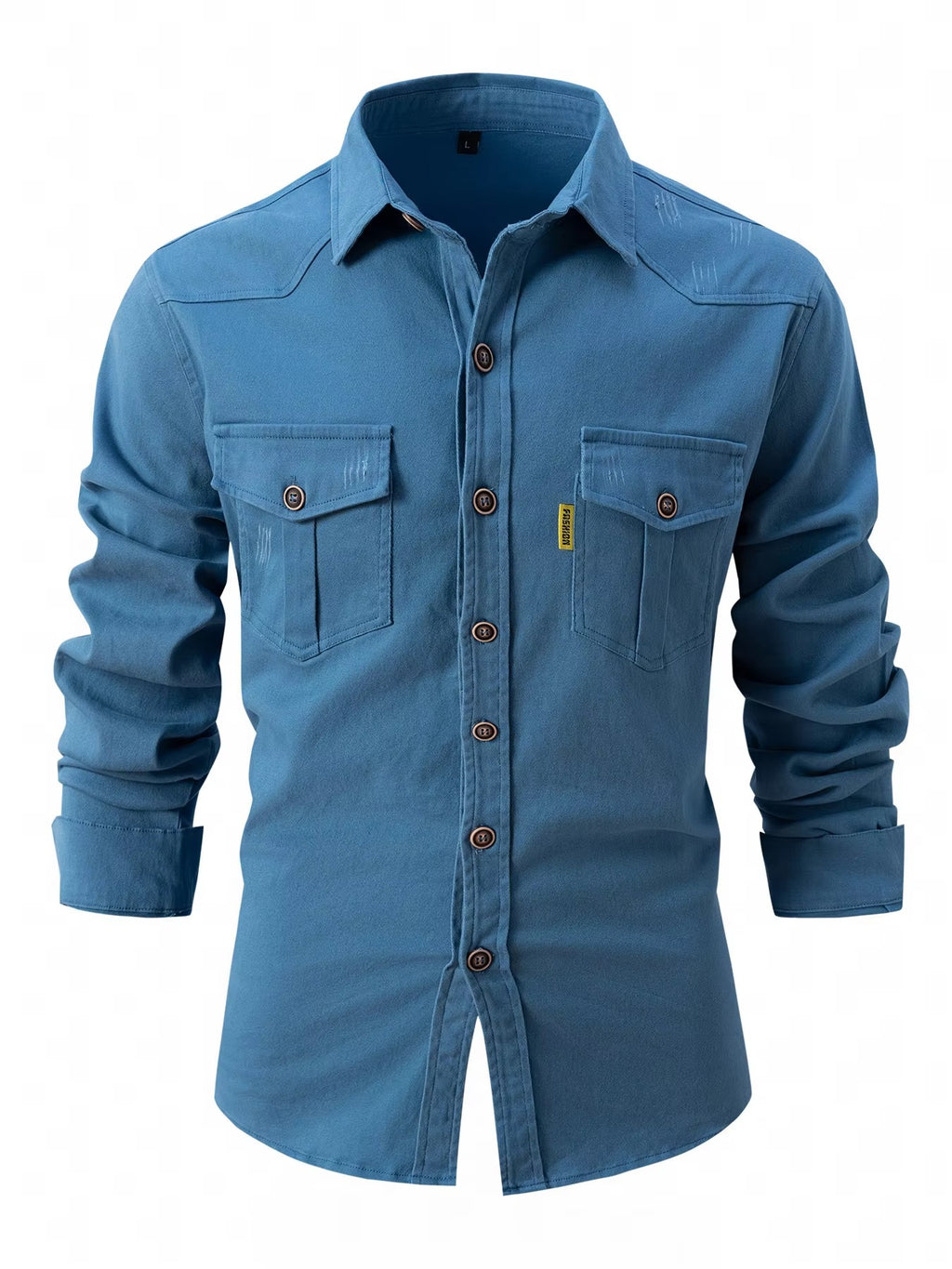 Chemise Classique à Manches Longues pour Homme