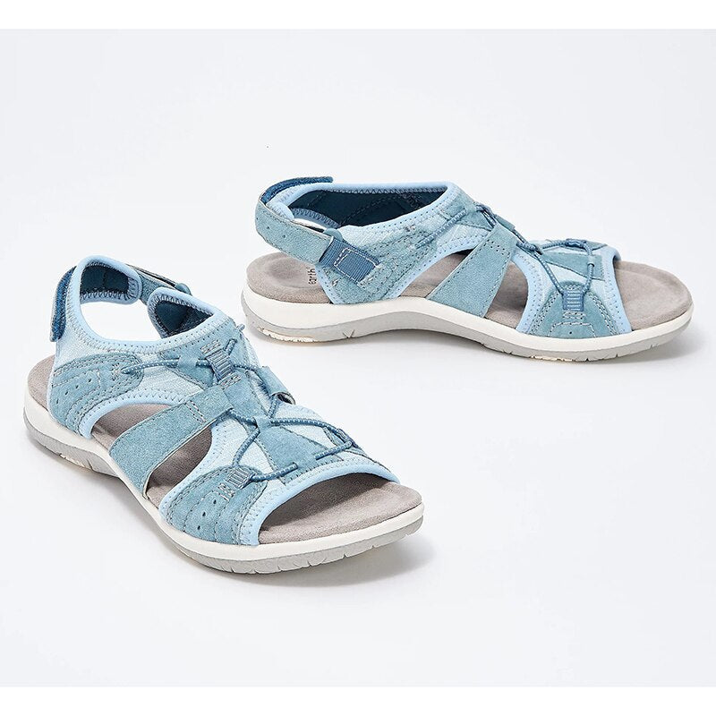 Sandales de marche femme légères bleu marine - LuxeStyle
