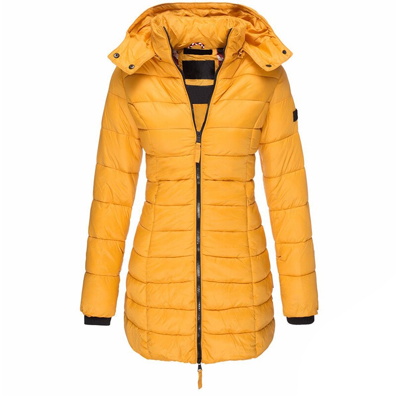 Manteau polaire bleu foncé avec capuche démontable femme