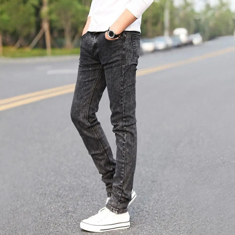 Jean Décontracté pour Homme avec Ceinture Élastique - LuxeStyle