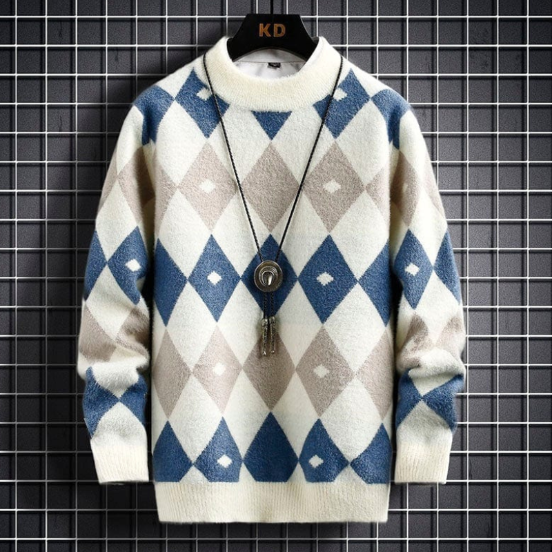 Pull Homme Élégant Col Rond Confortable Moderne - LuxeStyle