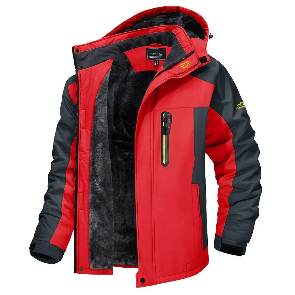 Veste Imperméable pour Homme avec Capuche Amovible