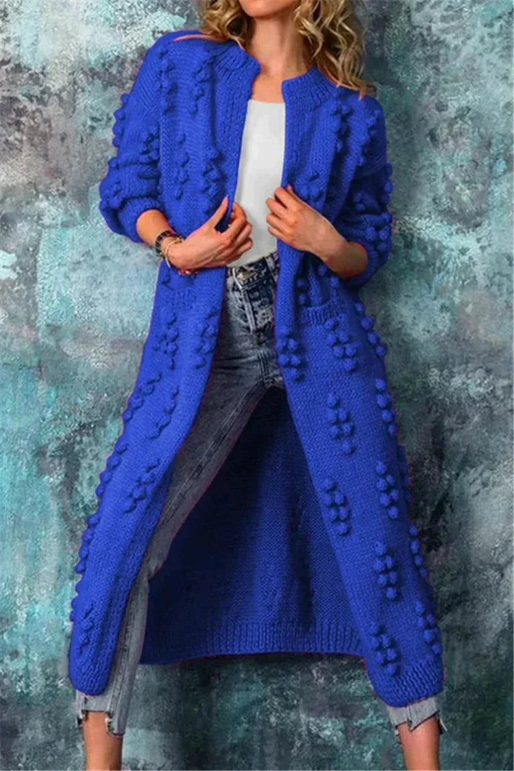 Cardigan Femme Élégant sans Manches avec Imprimé Floral pour Automne - LuxeStyle