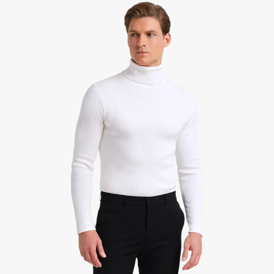 Sweat à capuchon blanc homme hiver - LuxeStyle