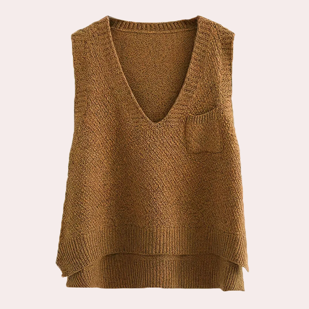 ALANNAH - Gilet Tricoté pour Femmes