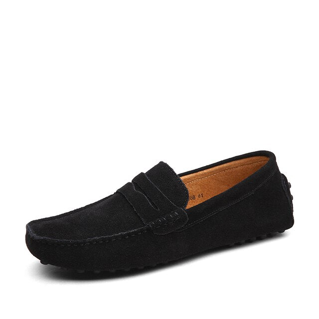 Mocassins Cuir Élégants pour Homme - Chaussures Sophistiquées avec Semelle Antidérapante