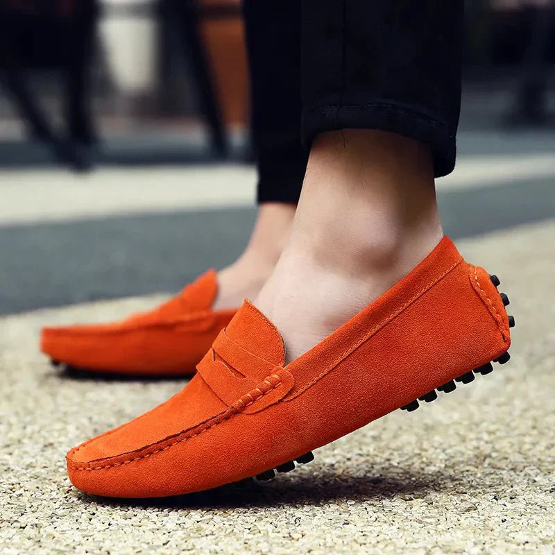 Mocassins Cuir Élégants pour Homme - Chaussures Sophistiquées avec Semelle Antidérapante - LuxeStyle