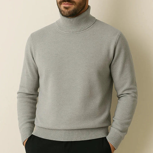 Pull Homme Cachemire Doux et Chaud en Laine Mélangée - LuxeStyle