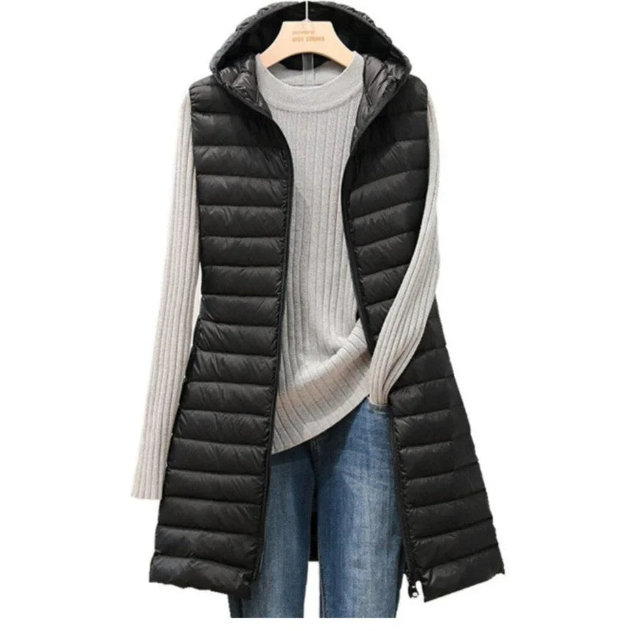 Gilet Élégant Zippé Femme - luxestyle