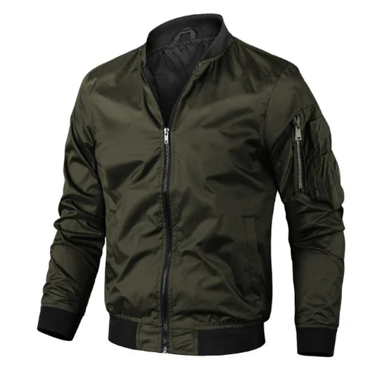 Veste Bomber Casual Manches Longues pour Homme Éclair - luxestyle