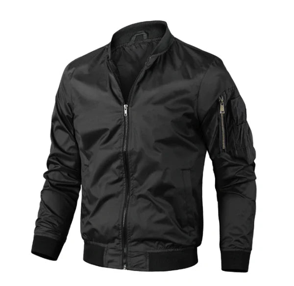 Veste Bomber Casual Manches Longues pour Homme Éclair