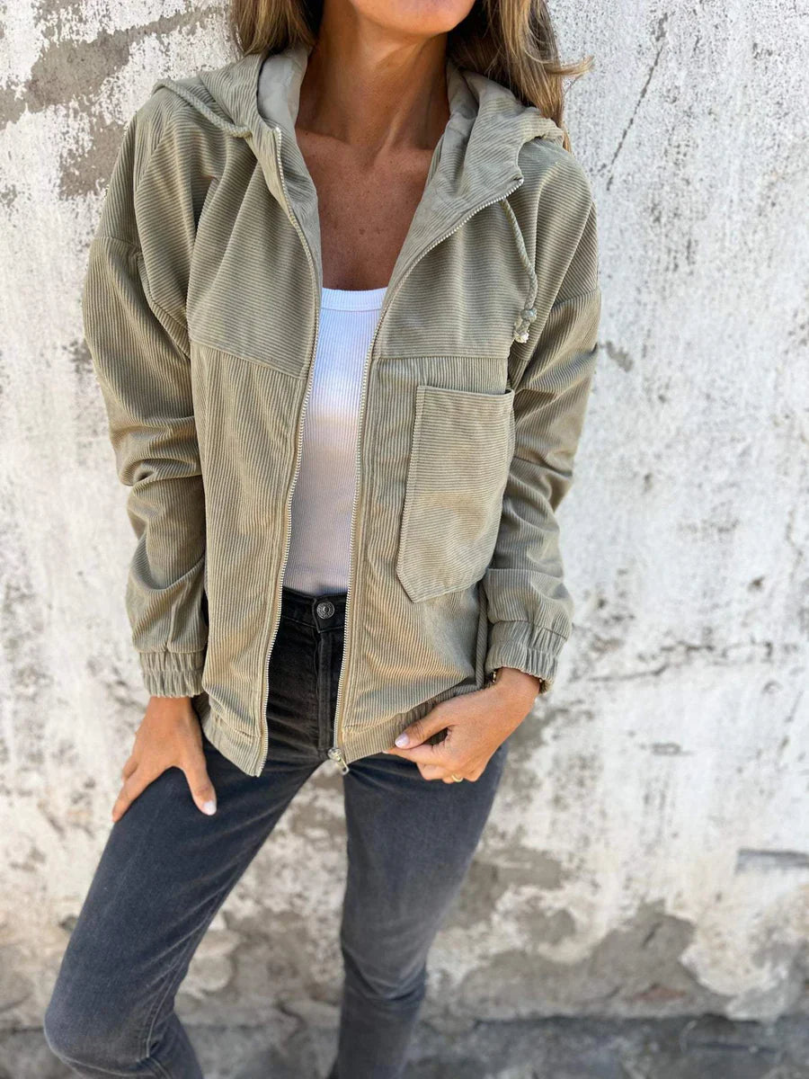 Veste Zippée Féminine Manches Longues