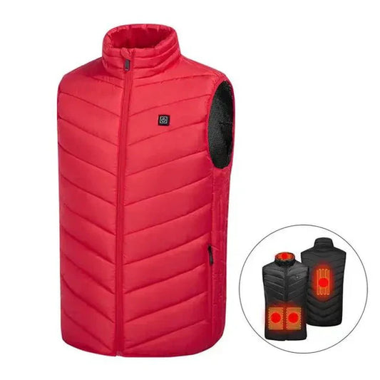 Gilet Réchauffant Électrique pour Homme Rechargeable - luxestyle