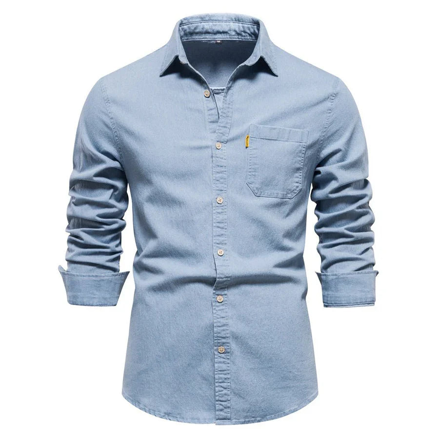 Chemise Homme Manches Longues Relaxe - luxestyle