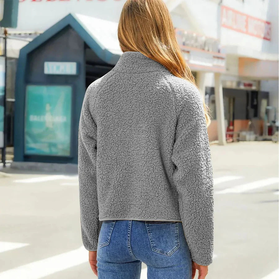 Veste Doudoune Zippée Femme | Manches Longues Hiver