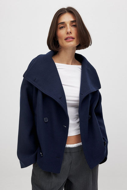 Manteau Femme Hivernal Doux - Veste Élégante Oversize avec Coupe Avant-Gardiste - LuxeStyle