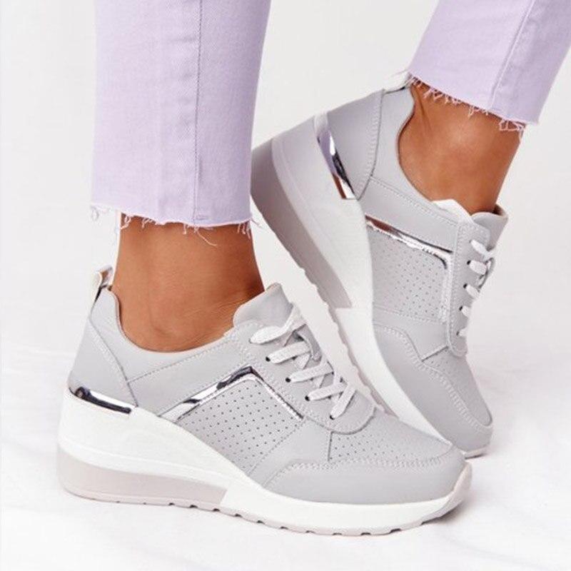 Chaussure running femme confortable beige