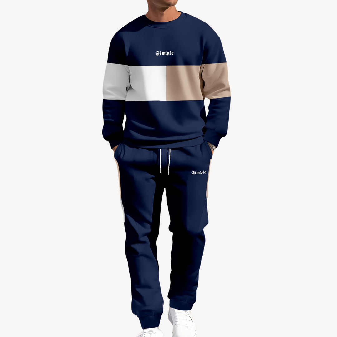 Tenue Sport Homme Veste Puffer Et Pantalon Jogging
