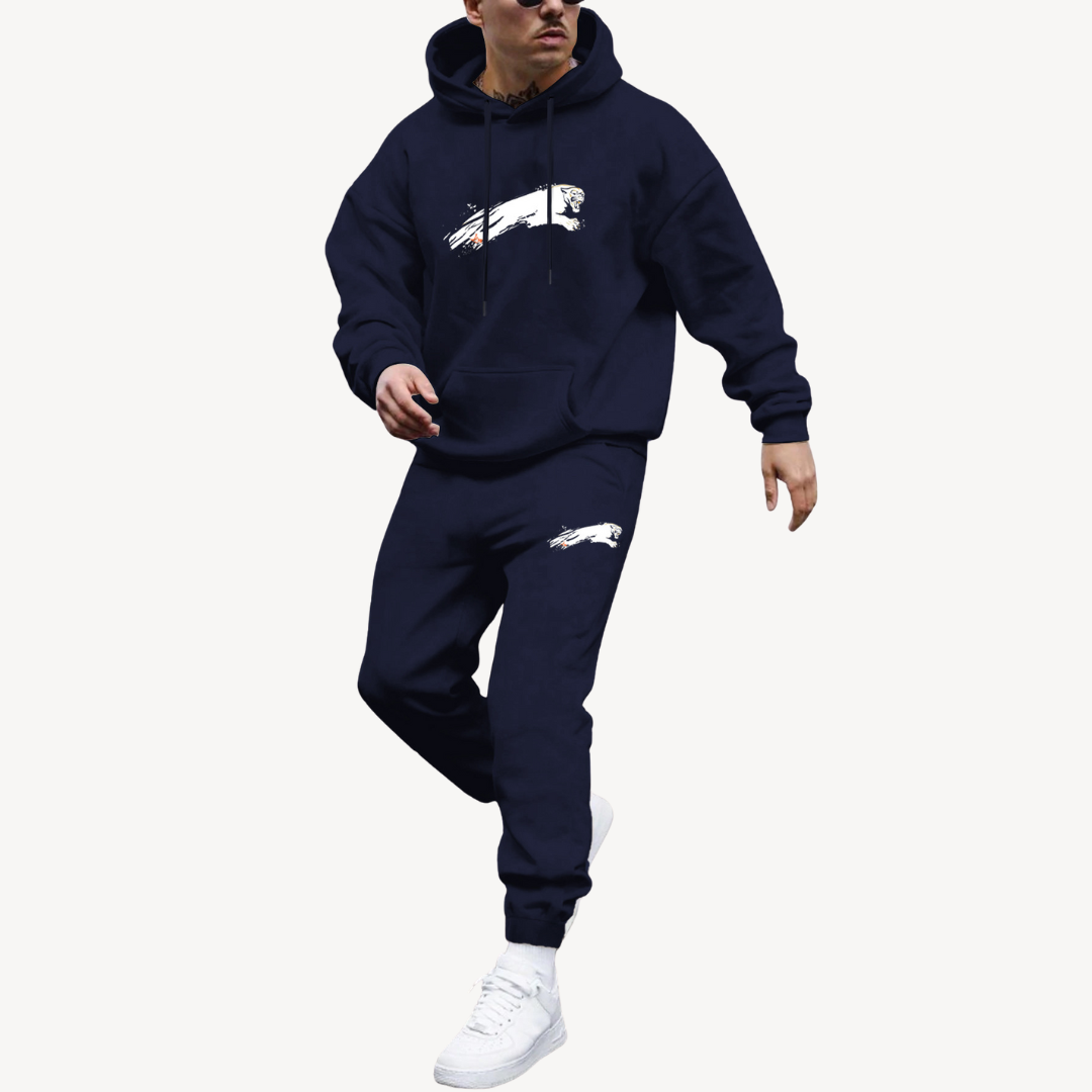 Tenue Décontractée Homme - Sweat à Capuche et Pantalon Sport
