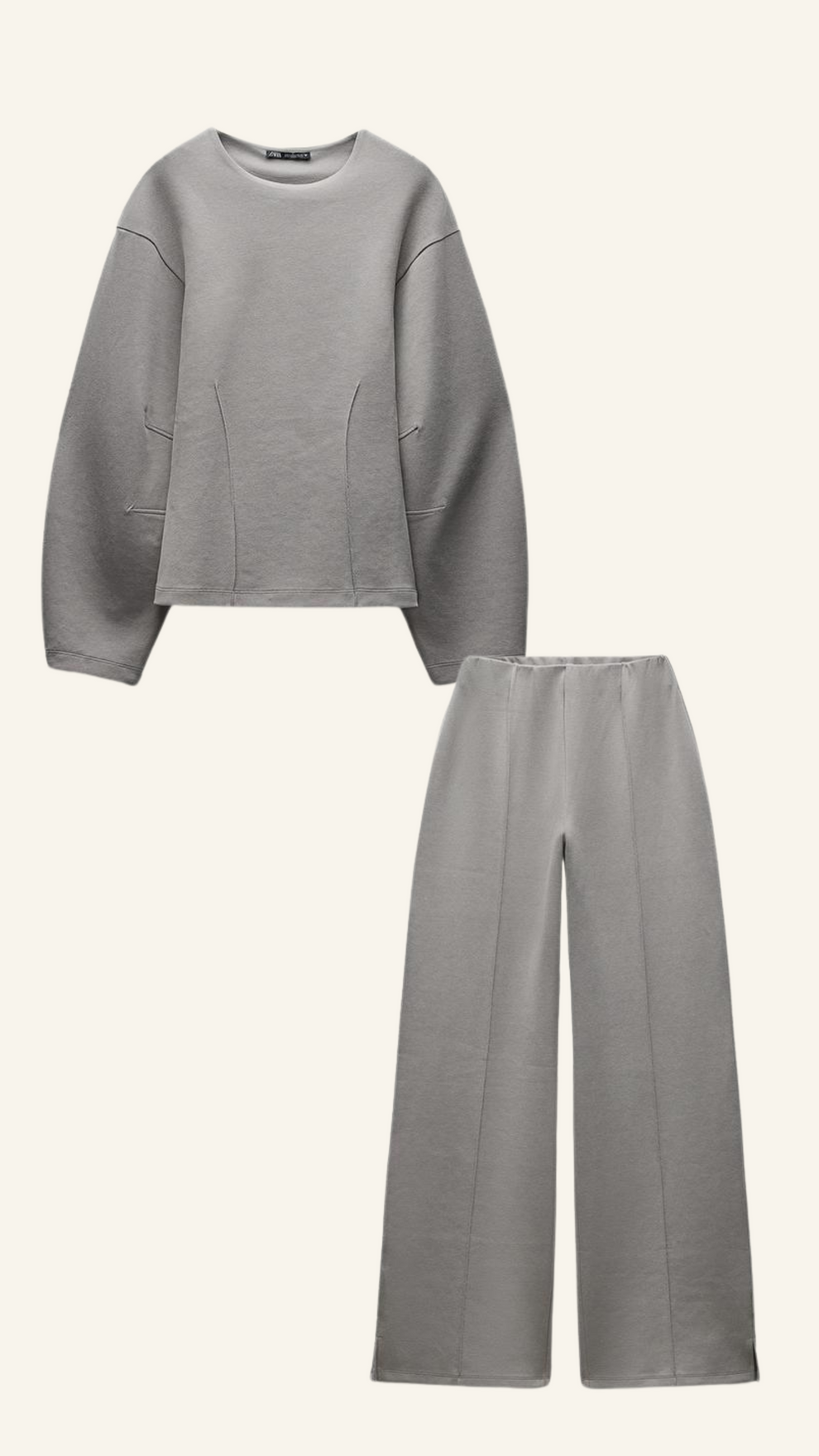 Ensemble Deux Pièces Confort Femme - Haut Large et Pantalon Élégant