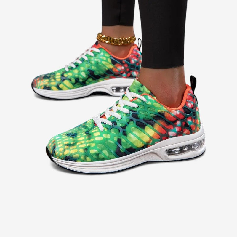 Yara - Chaussures de sport confortables avec lacets et semelle grip