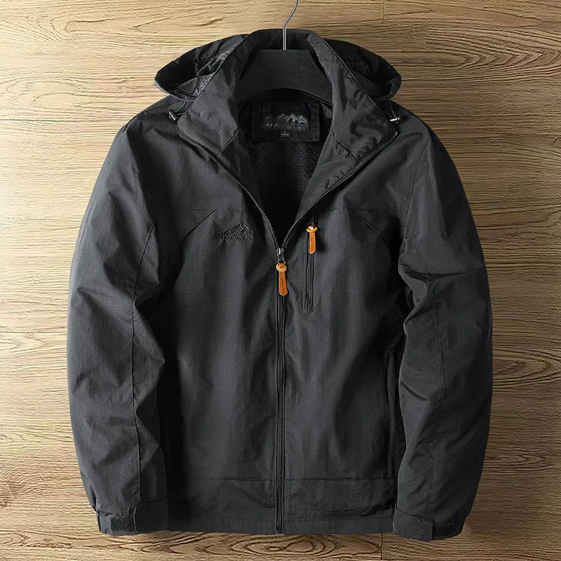 Veste de Randonnée Homme avec Capuche Amovible pour Activités Extérieures