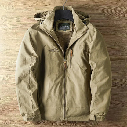 Veste de Randonnée Homme avec Capuche Amovible pour Activités Extérieures