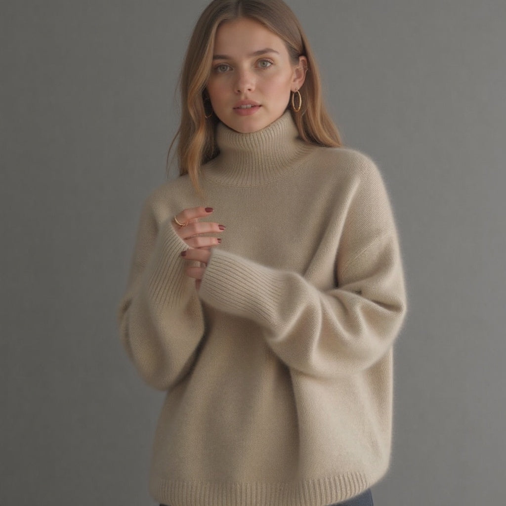 Pull Cachemire Femme Oversize Douillet - LuxeStyle