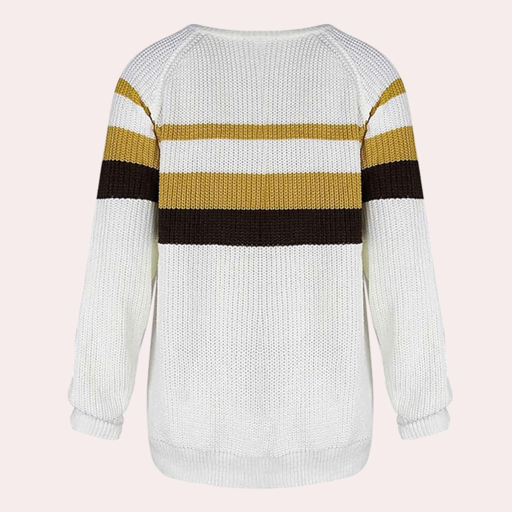 FREDA - Pull tricoté à la mode pour les femmes