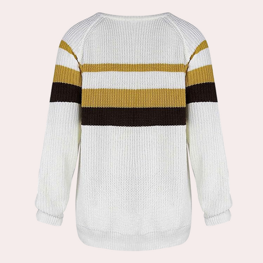 FREDA - Pull tricoté à la mode pour les femmes