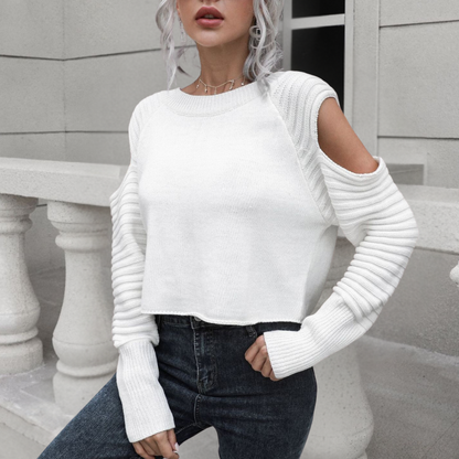 SANDRA - Pull classique en tricot pour femmes