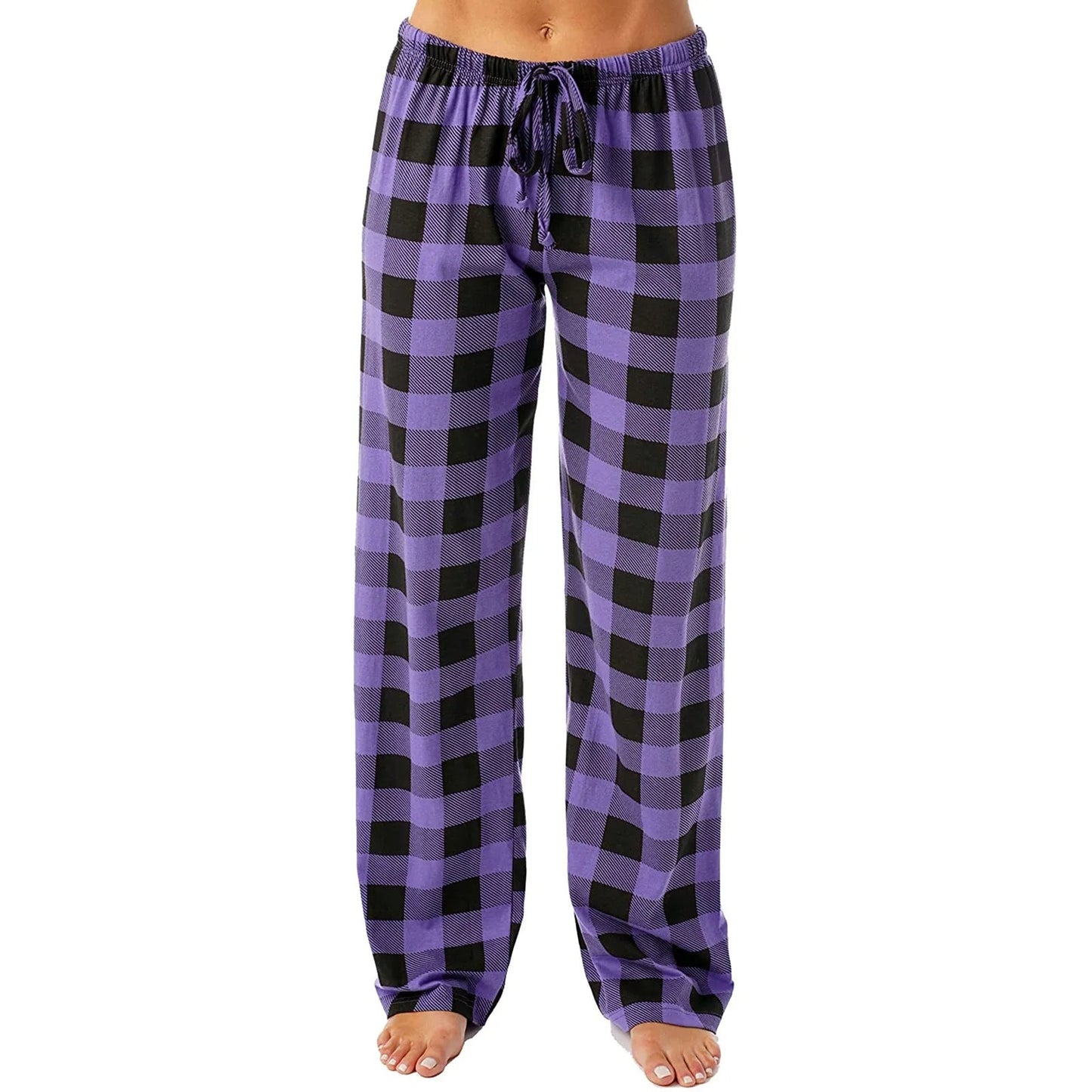 Pantalon de pyjama coloré femme décontracté
