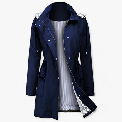 Veste Femme Chic à Manches Longues Boutonnée