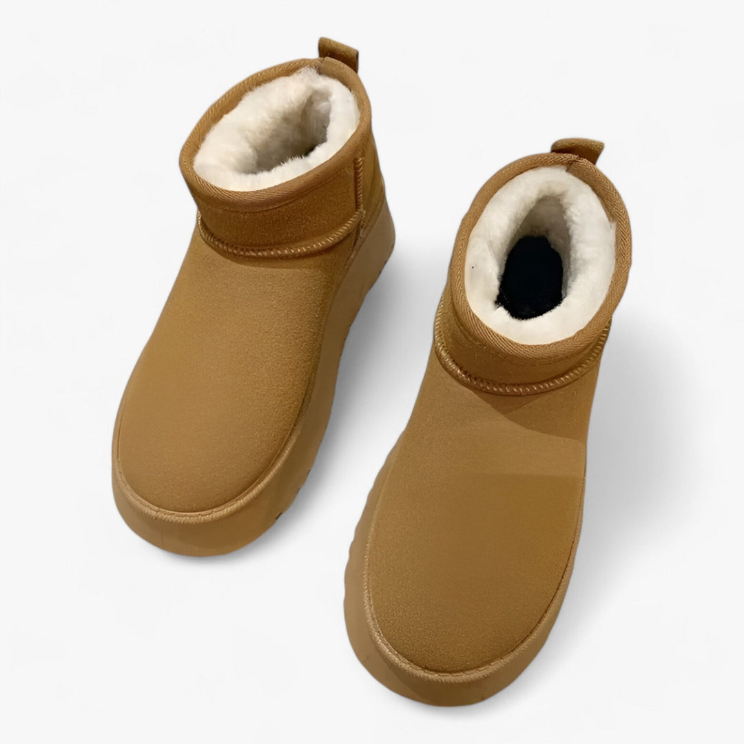 Bottes Hiver Chaudes et Élégantes en Peluche