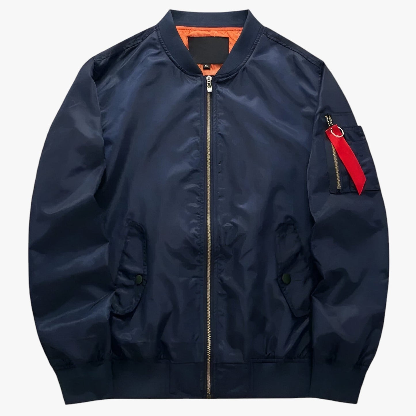 Blouson homme militaire vert olive intérieur contrastant