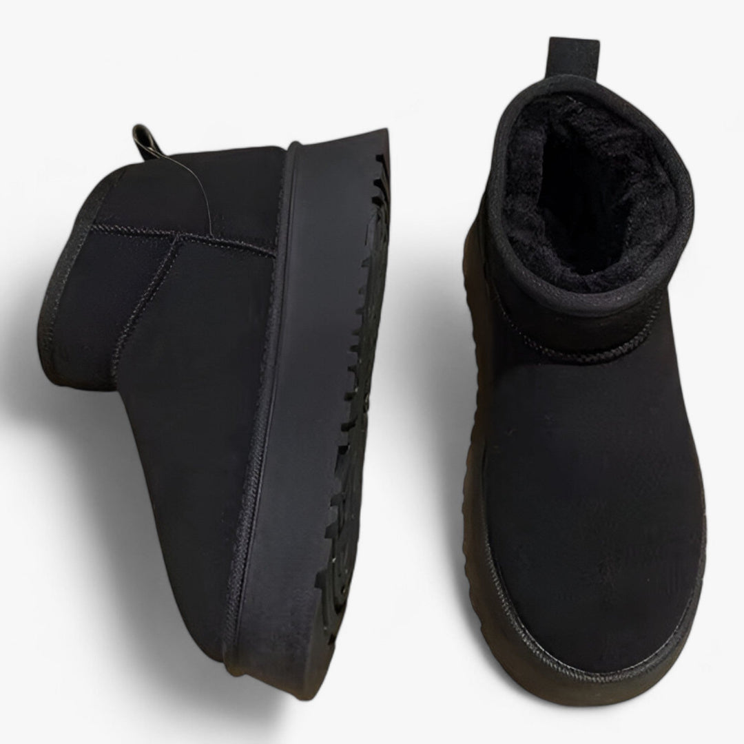 Bottes Hiver Chaudes et Élégantes en Peluche