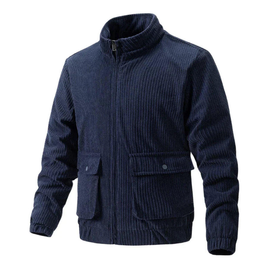 Veste Homme Hiver Col Montant Poches Avant