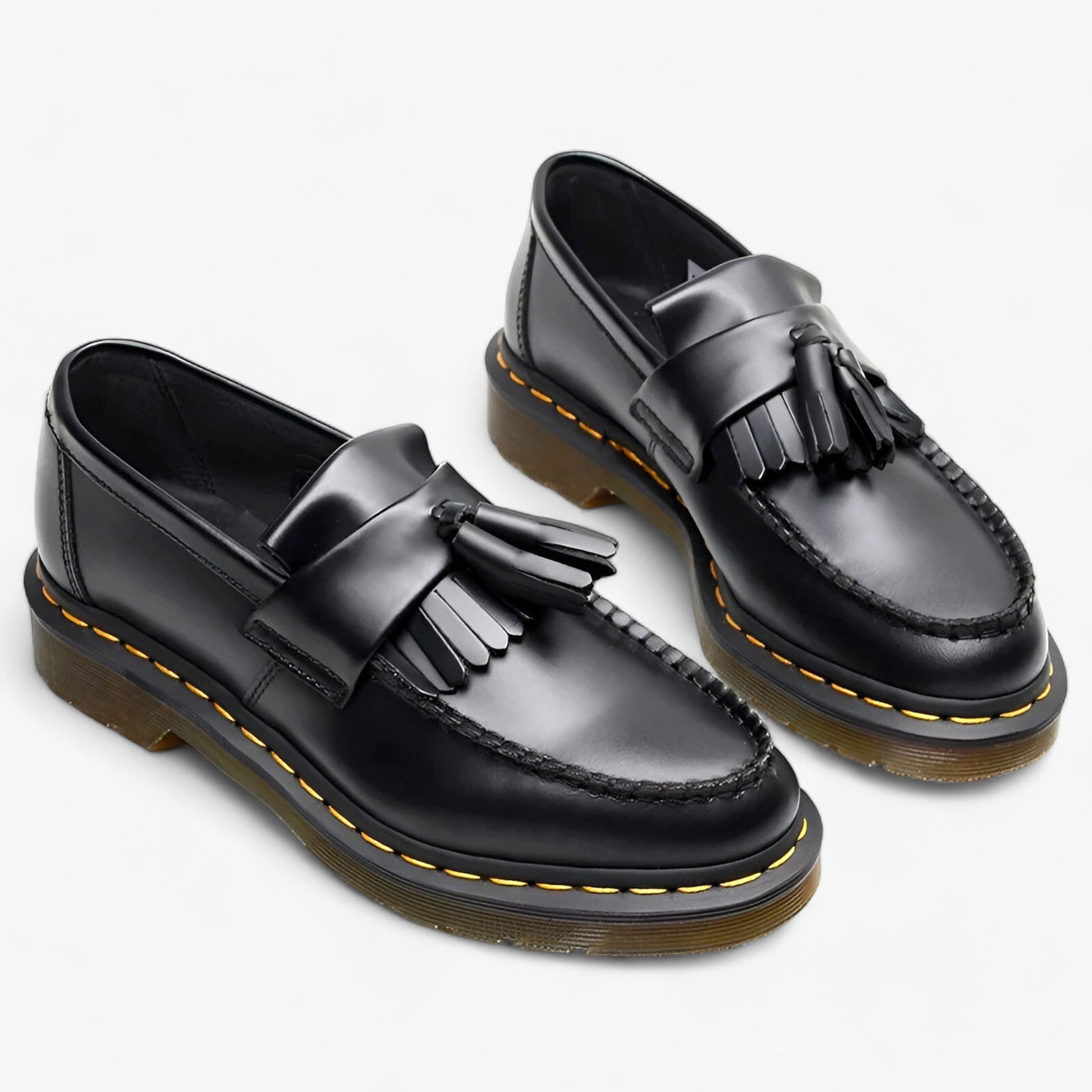 Mocassins Cuir Noir Décontractés pour Homme - LuxeStyle